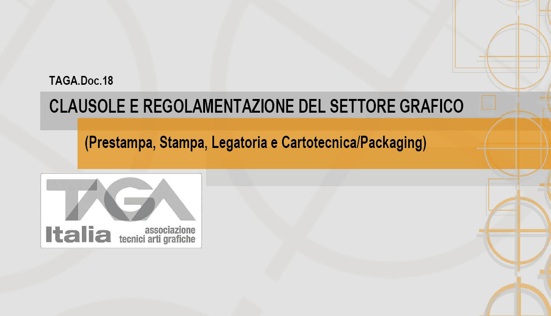 Clausole e regolamentazione del settore grafico